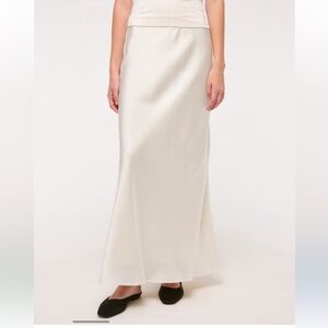 Abercrombie & Fitch Cream Maxi Skirt